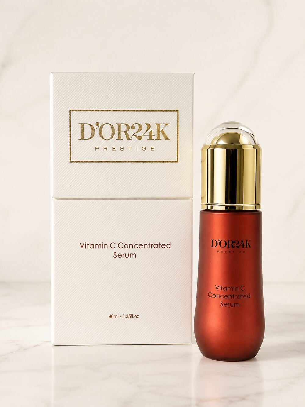 D’OR24K Prestige Vitamin C Concentrated Serum 40ml 1.35oz NIB Unopened